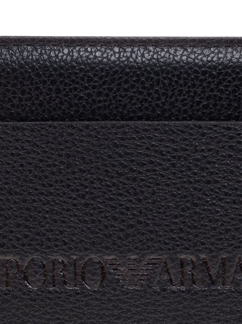 embossed-logo leather wallet 5