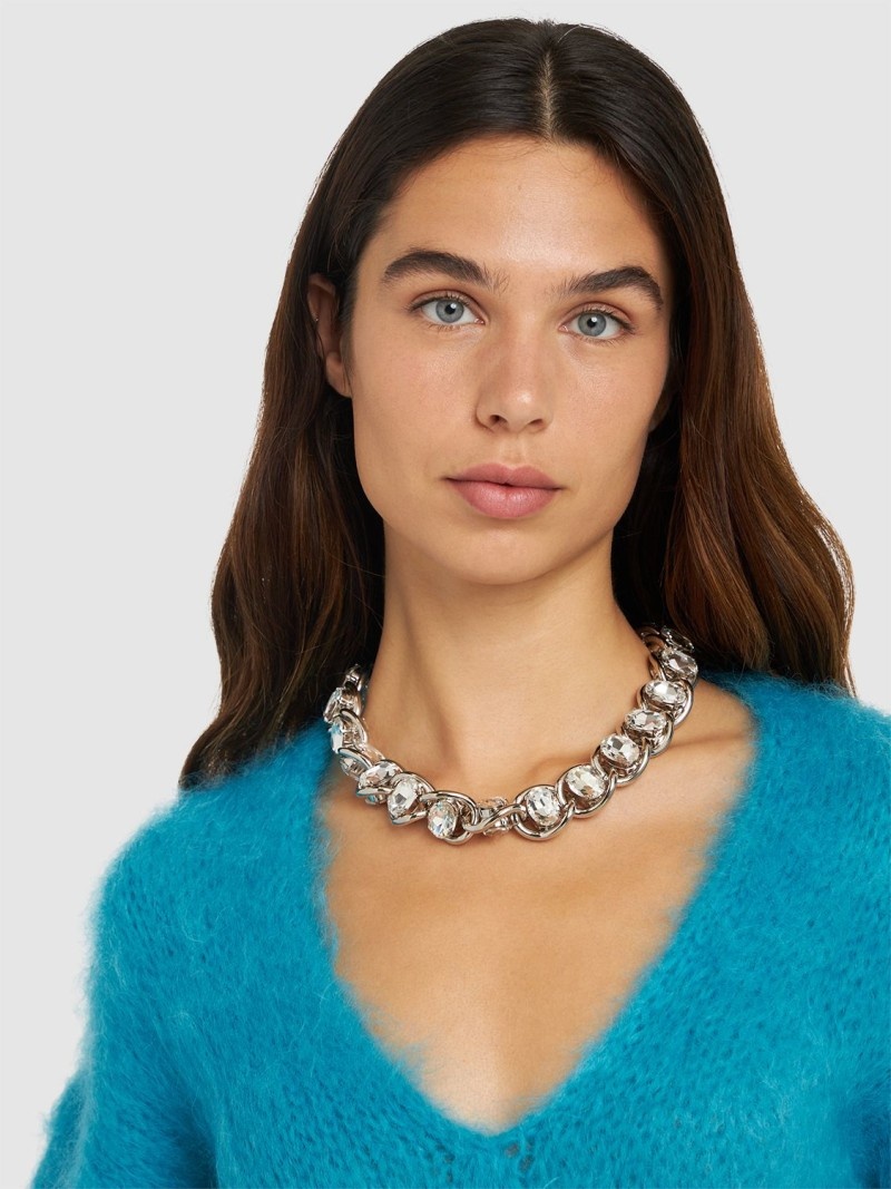 Crystal stone collar necklace - 2