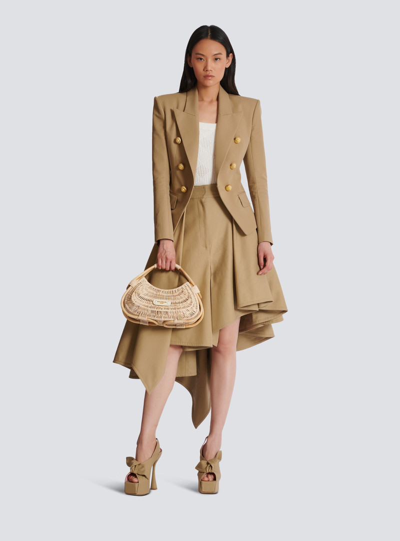 Balmain Medium Jolie Madame wicker basket bag outlook