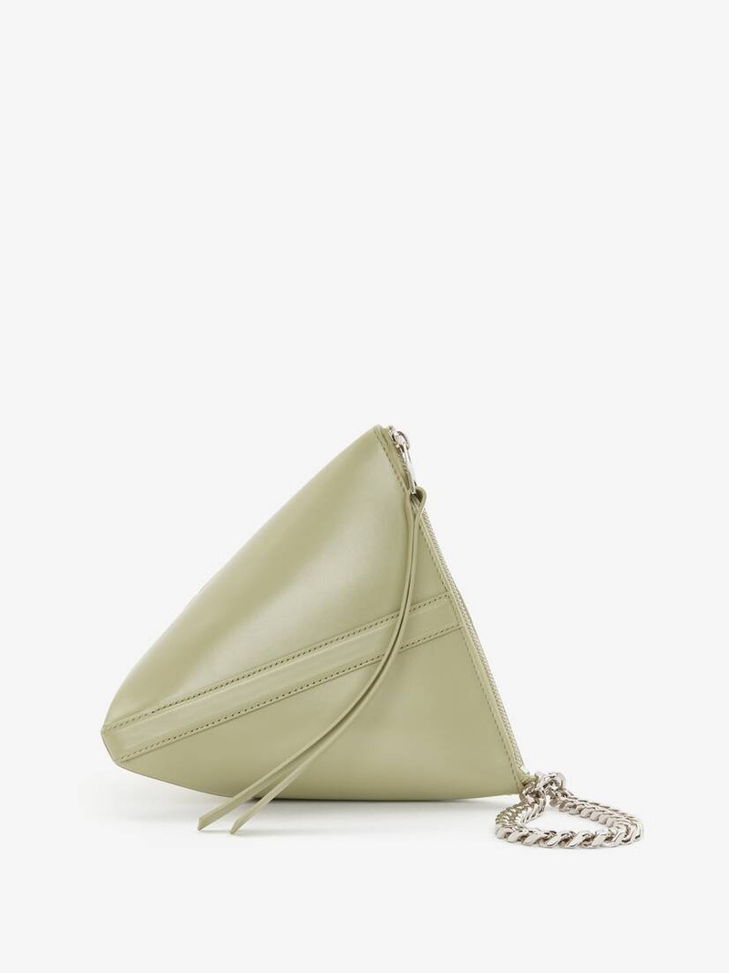The Curve Pouch in Sage 1