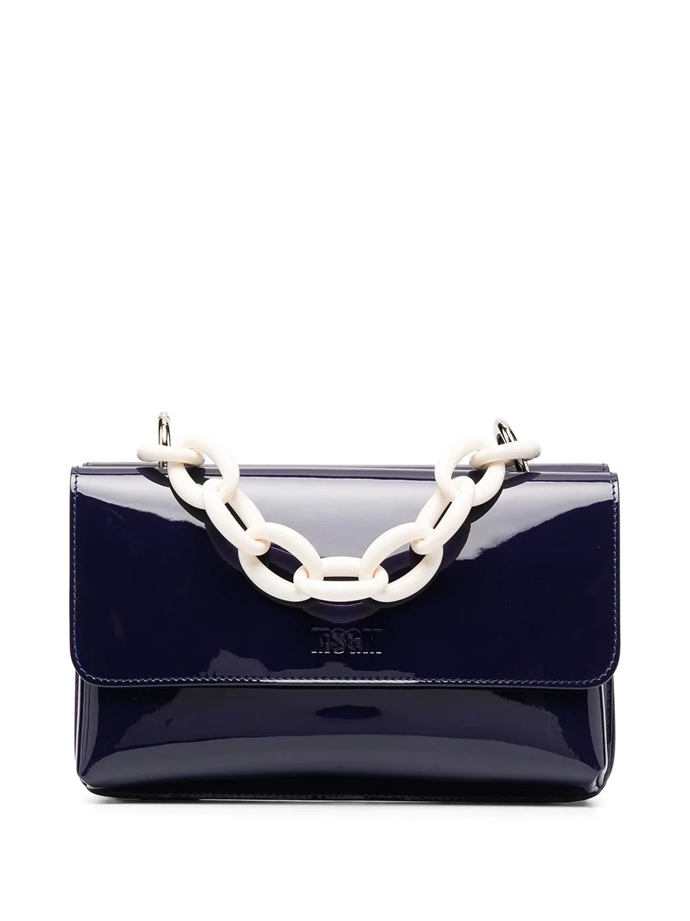 patent finish shoulder bag - 1