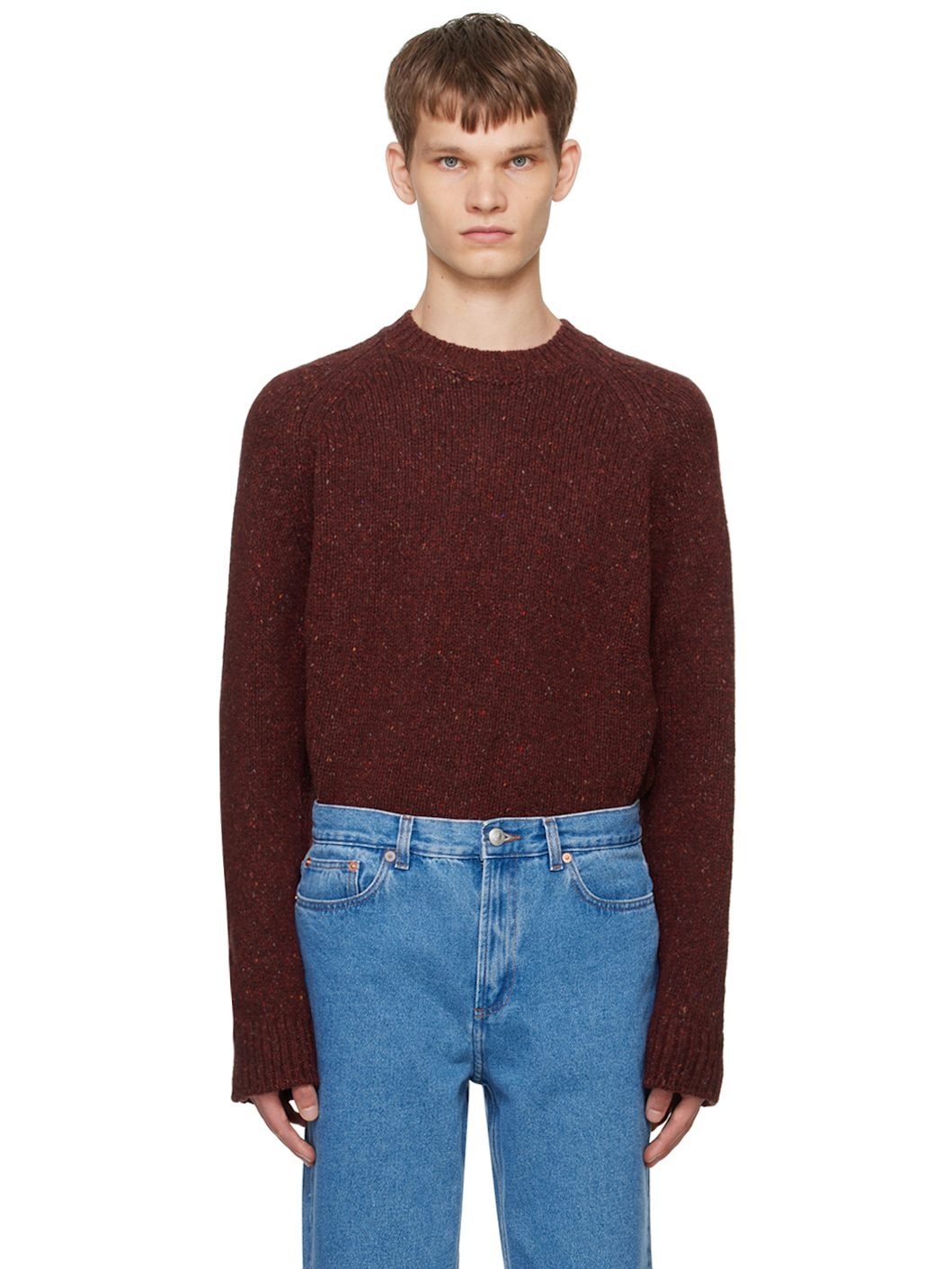 Burgundy Harris Sweater - 1