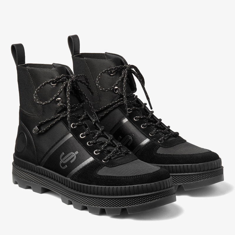 Normandy/M
Black Nylon and Leather Boots 2