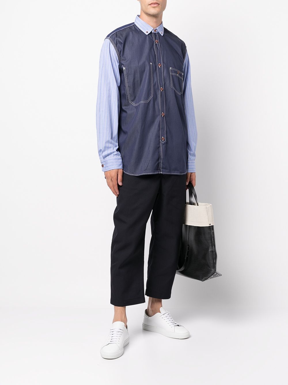 button-down denim shirt - 2