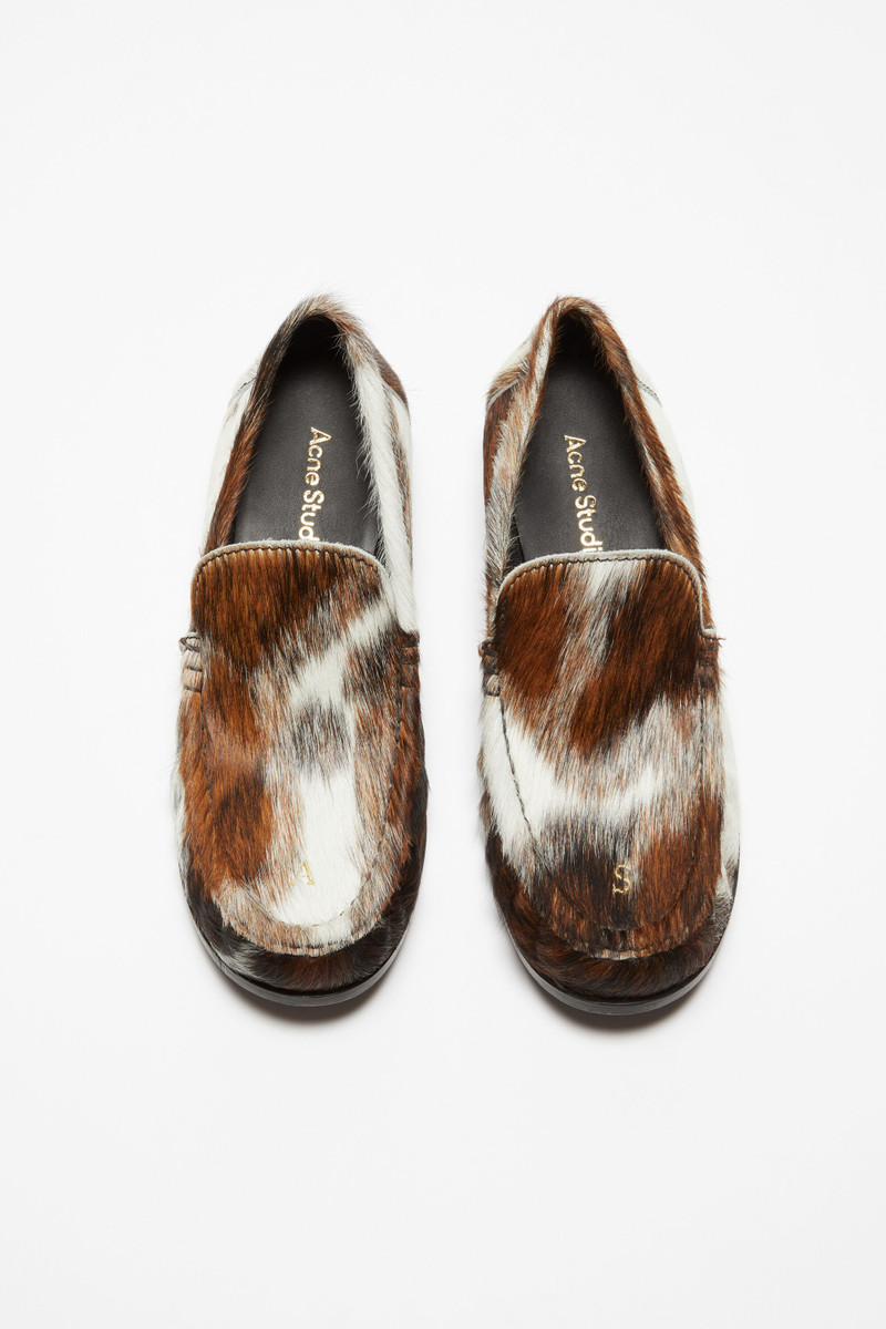 Leather loafers - Multi brown 3