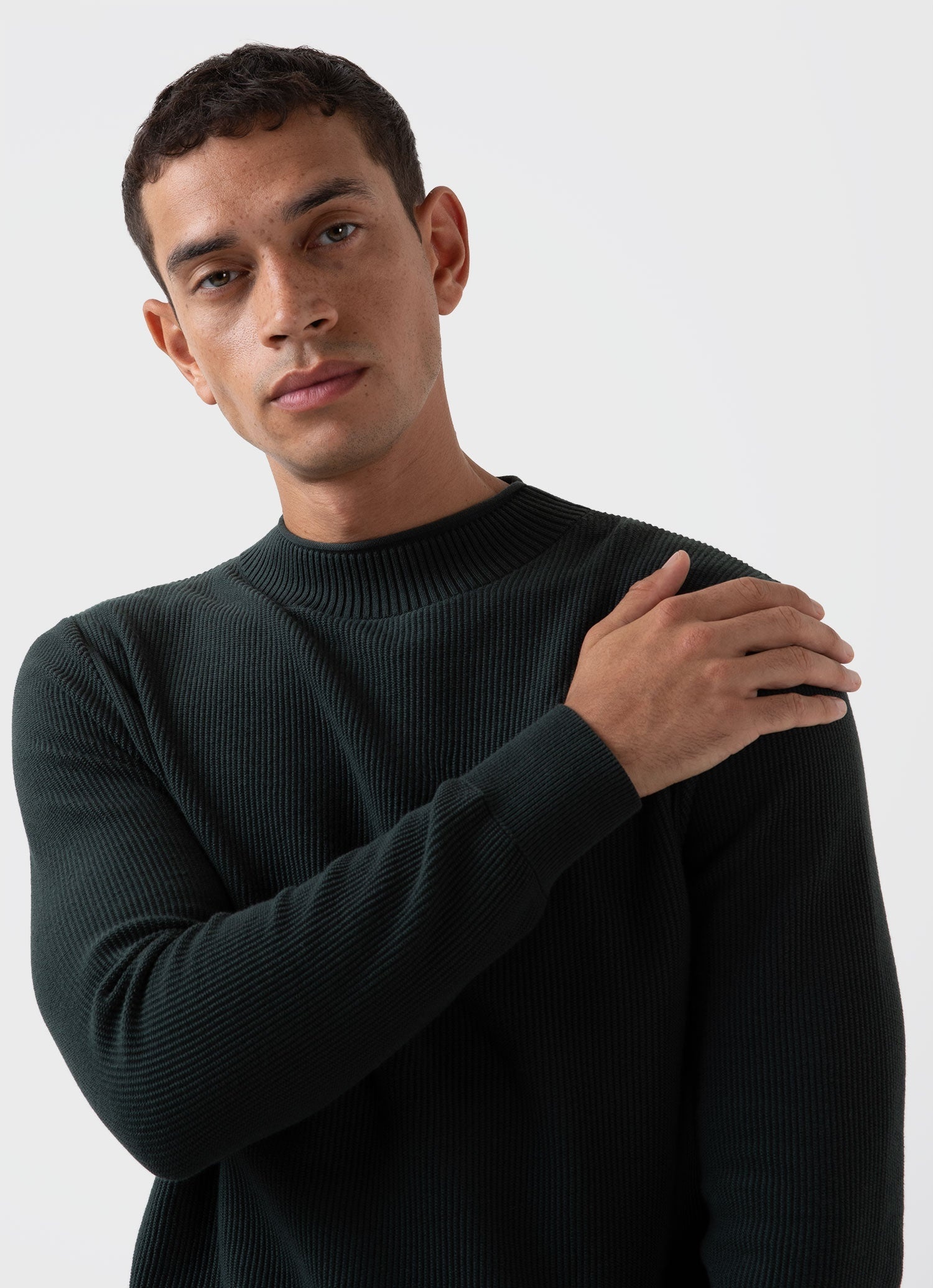 Textured Guernsey Jumper - 5