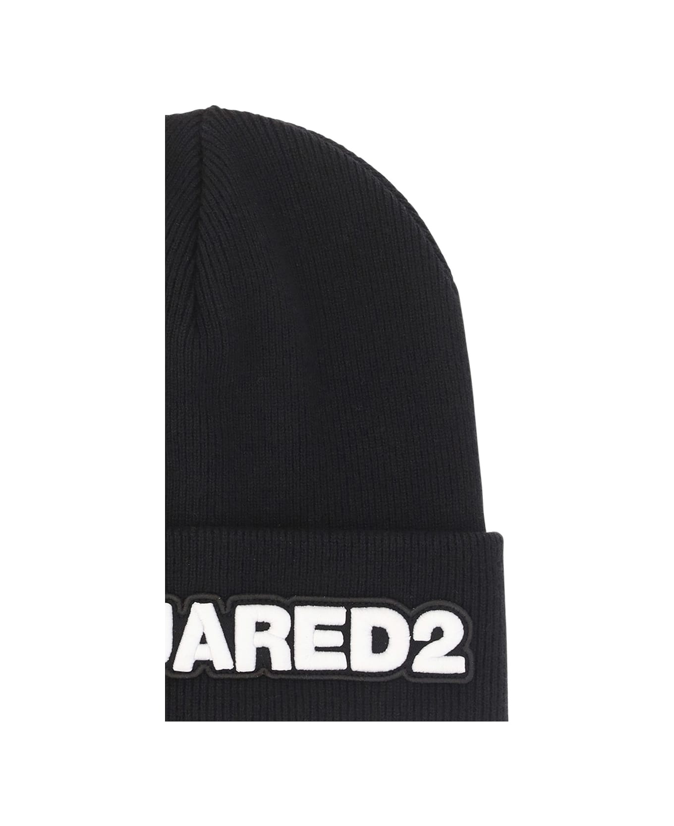 Logo Embroidered Knit Beanie - 3