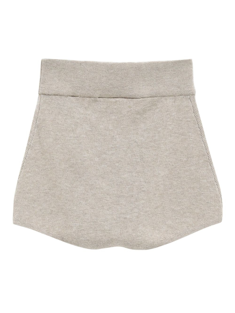 ribbed knit shorts - 2