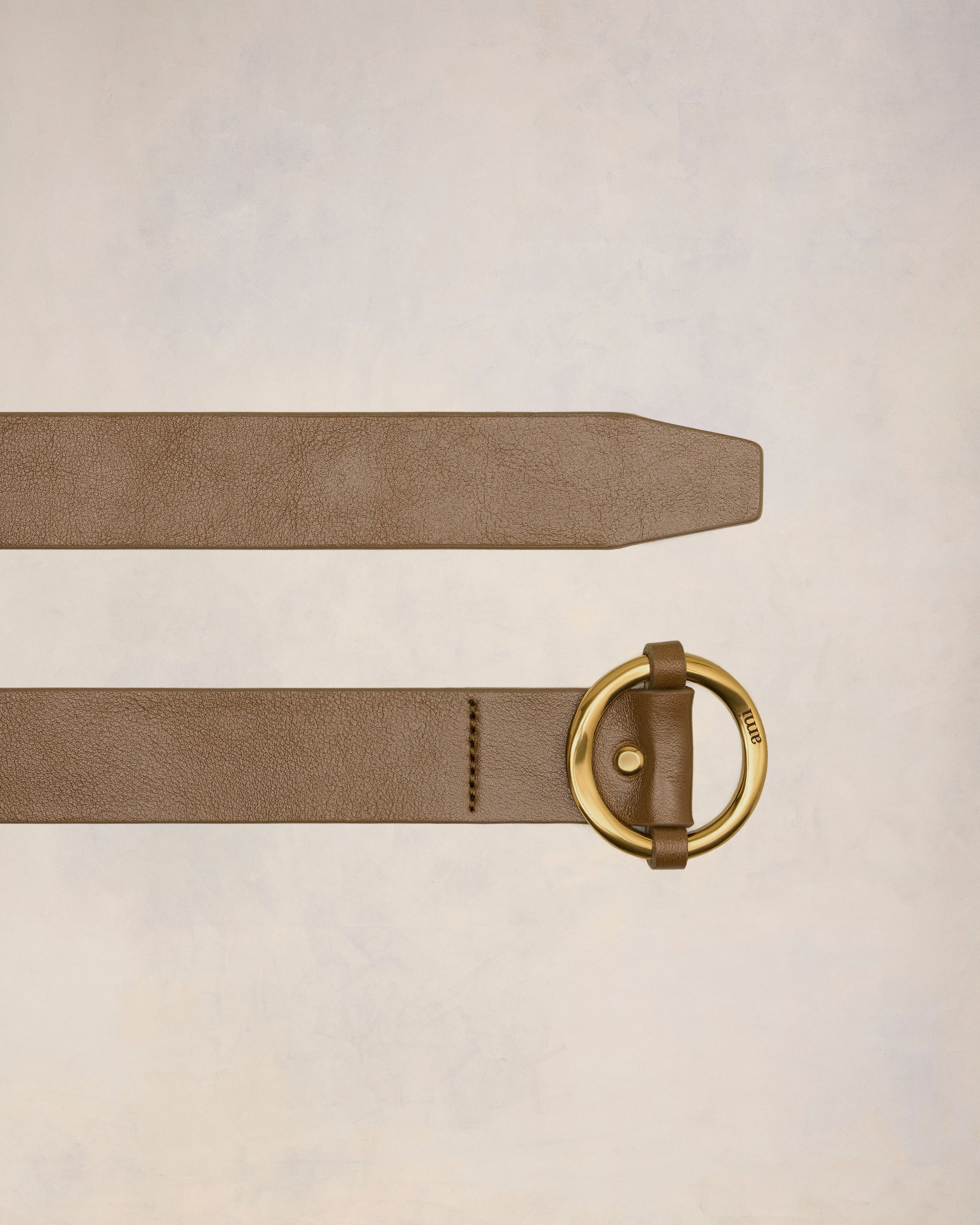 AMI ROUND BUCKLE BELT 30 MM - 2