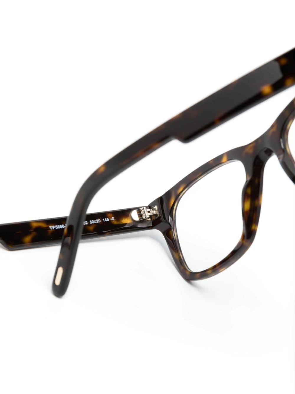 tortoiseshell square-frame glasses - 3