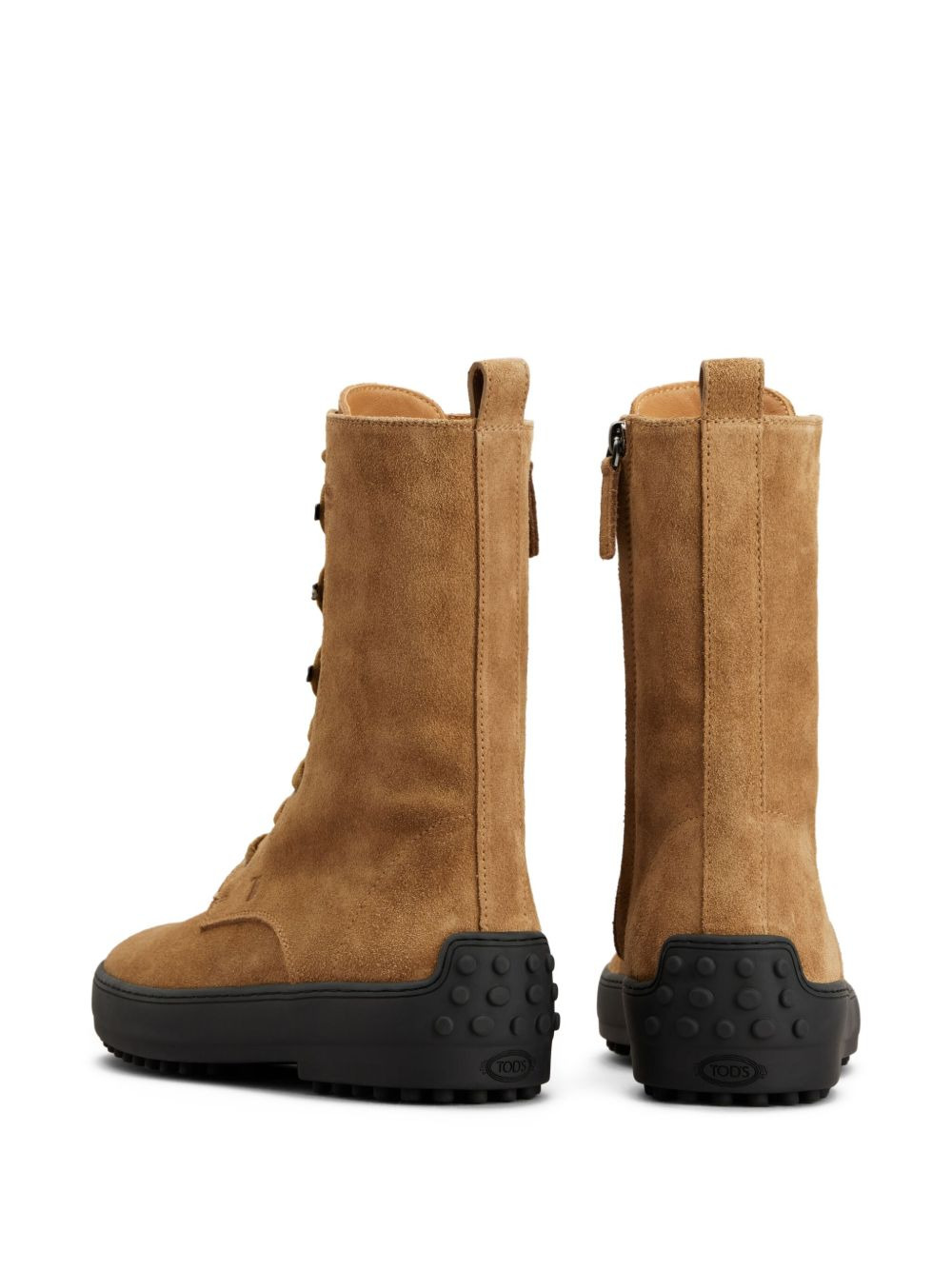 suede combat boots - 3