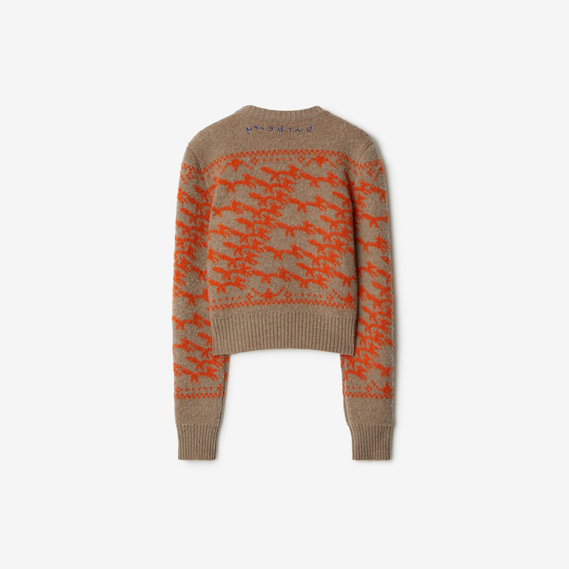 Cropped Fox Wool Sweater 5