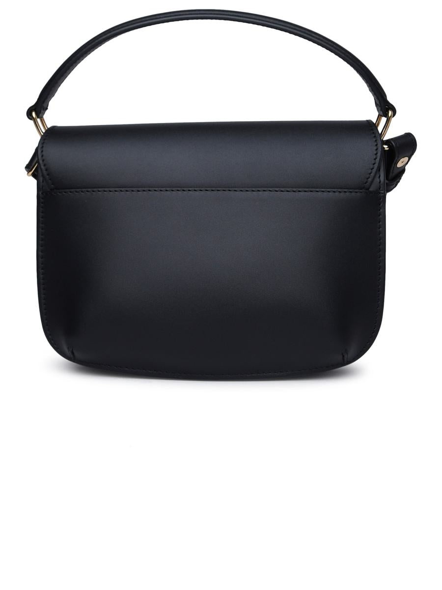 A.P.C. BLACK LEATHER BAG - 3