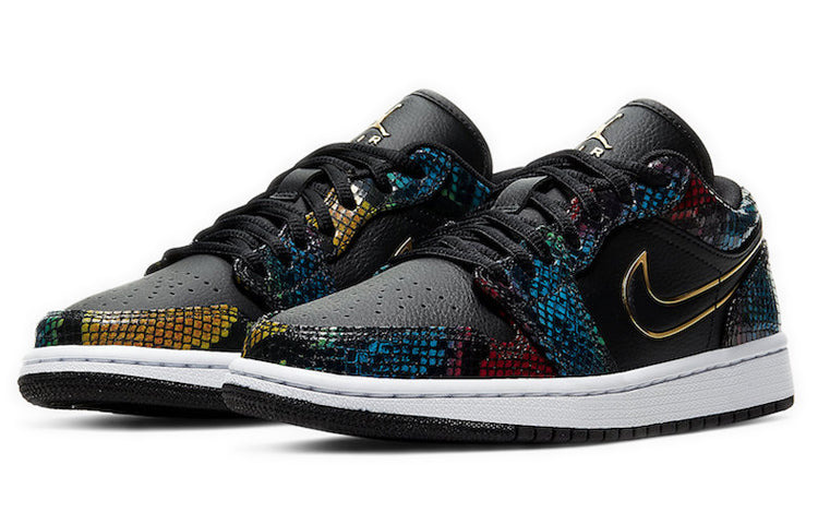 (WMNS) Air Jordan 1 Low 'Multi Snakeskin' CW5580-001 - 3