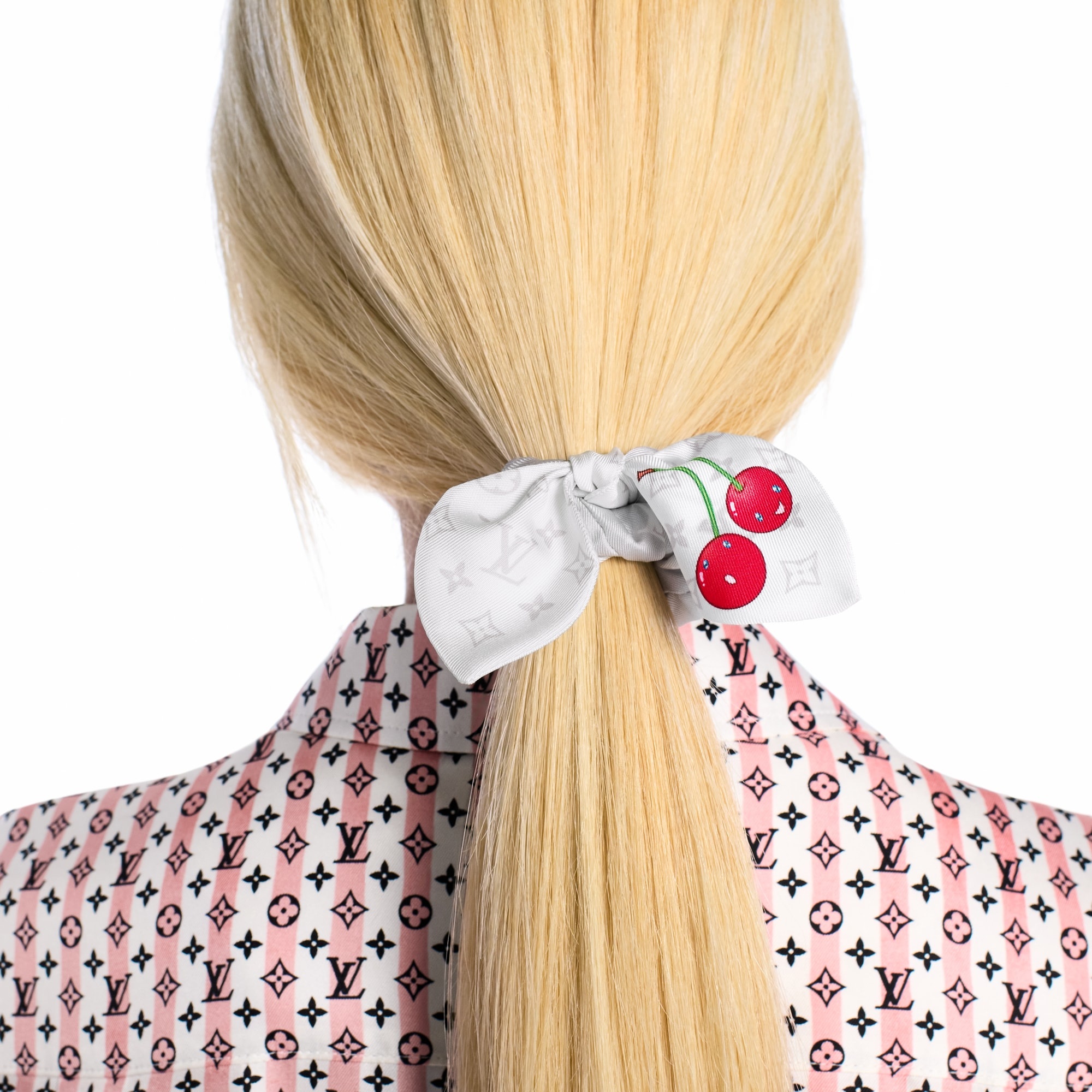 LV x TM Monogram Cerise Set of Scrunchies - 5