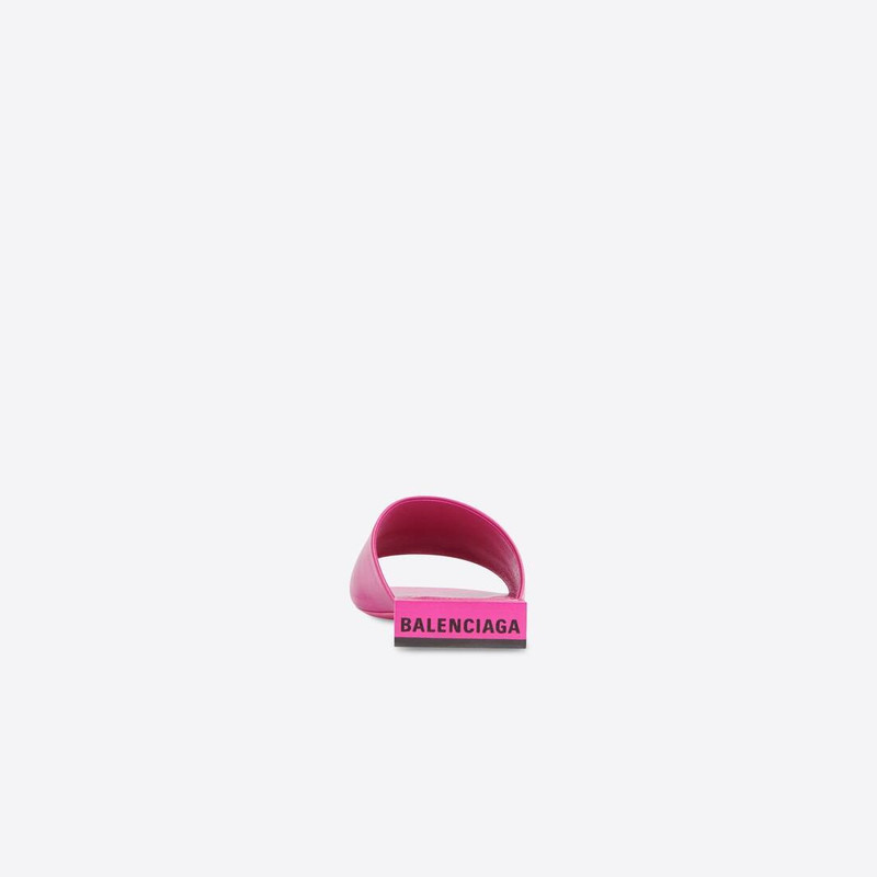 BALENCIAGA Women's Box Mule in Fuchsia outlook