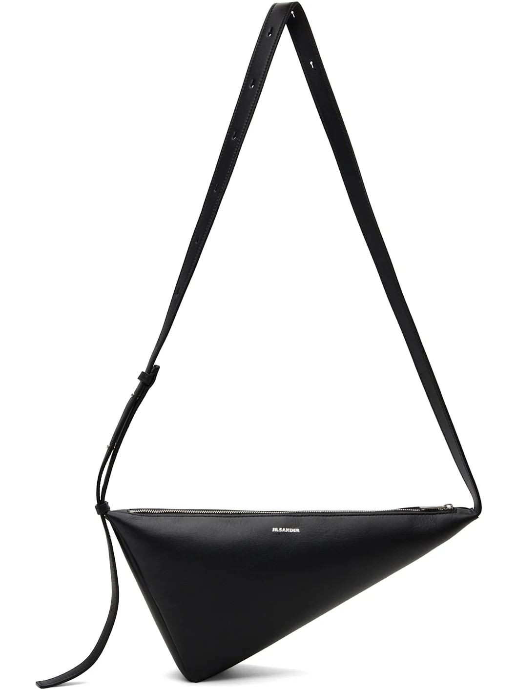 Black Triangle Crossbody Bag - 1