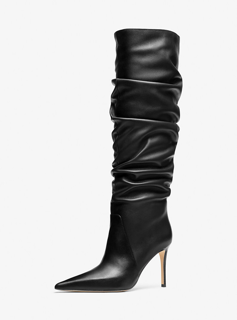 MICHAEL KORS Dawn Leather Boot outlook