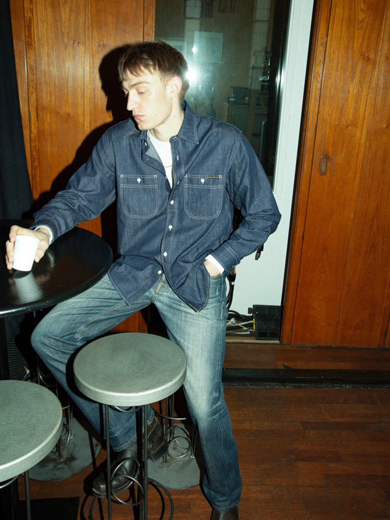 Nudie Jeans Julian Denim Shirt Rinsed outlook