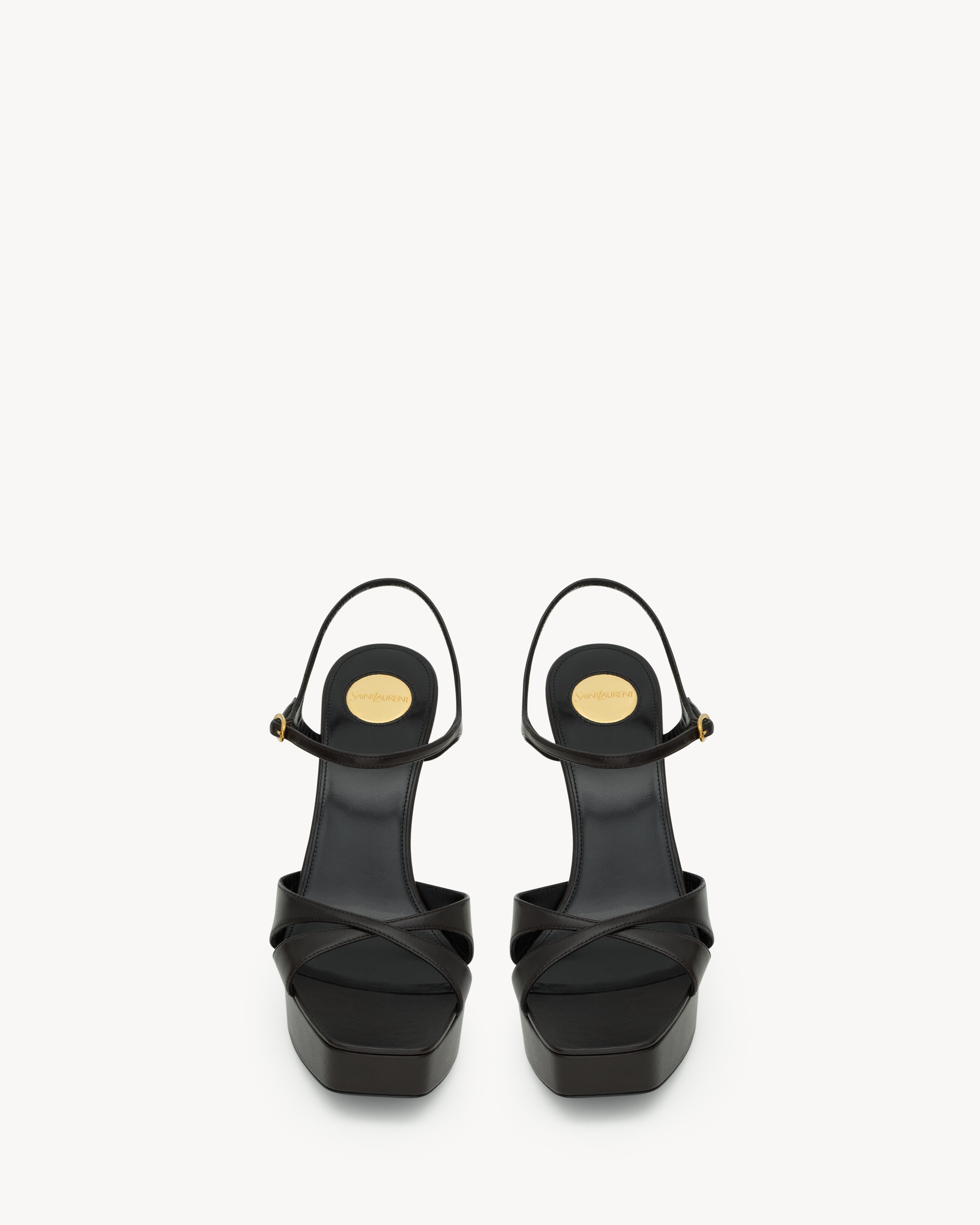 DEBBIE PLATFORM SANDALS IN SMOOTH LEATHER - 2
