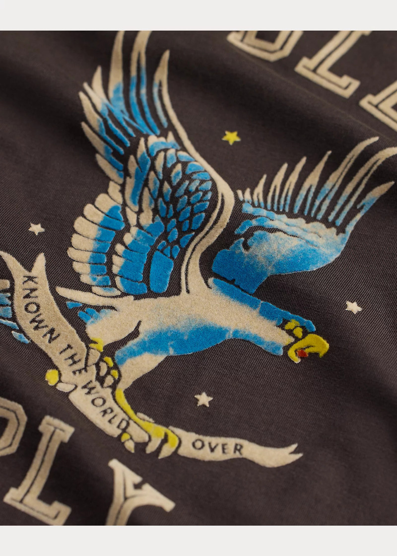 Garment-Dyed Jersey Graphic T-Shirt 4