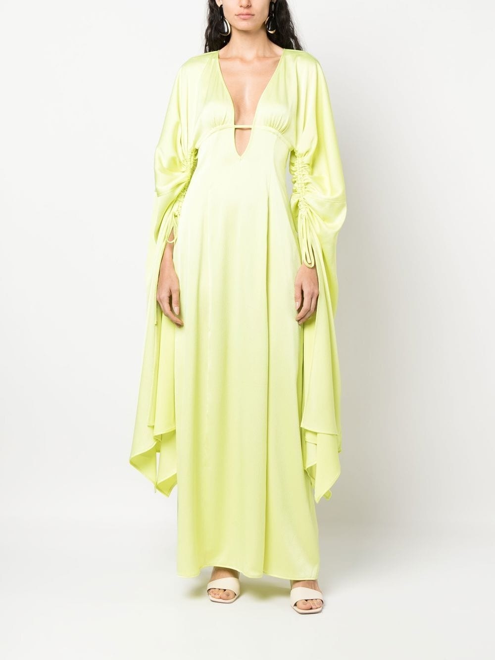 Winona satin-finish long dress - 2