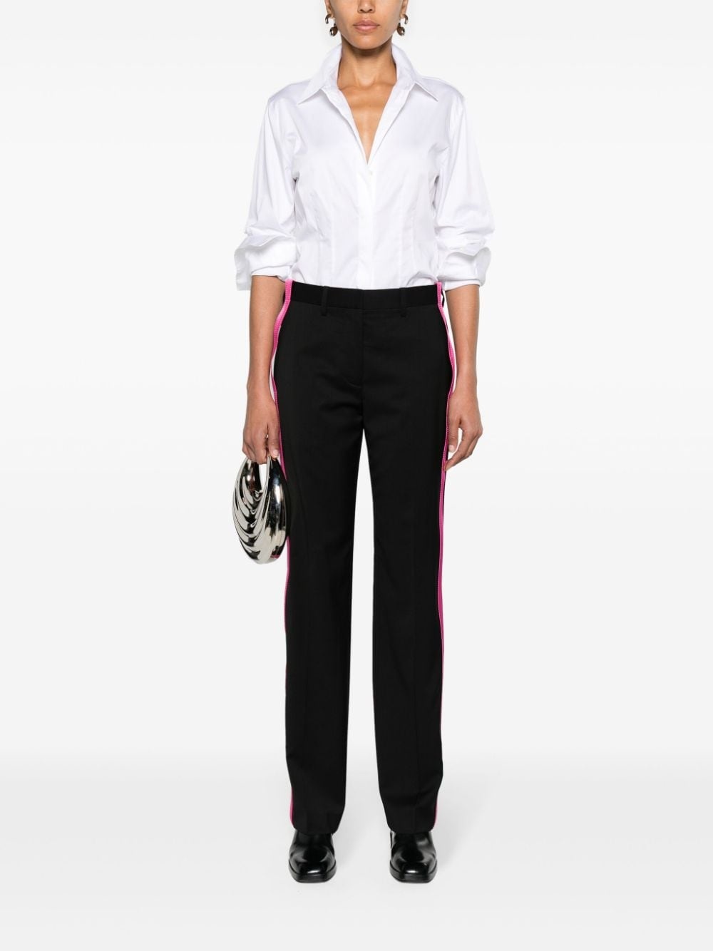 classic-collar poplin shirt - 2