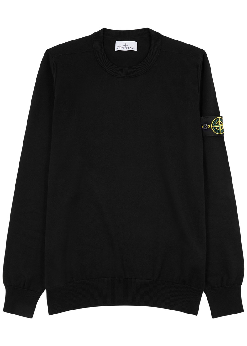 Logo cotton jumper 1