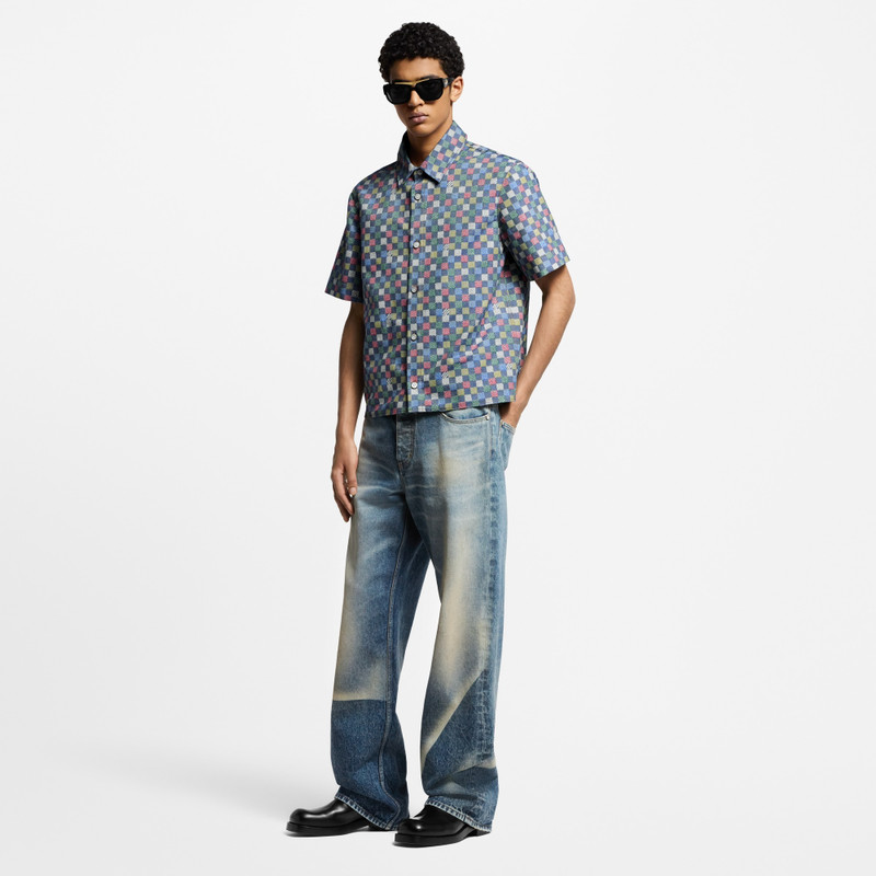 Louis Vuitton Damier Chambray Short-Sleeved Shirt outlook