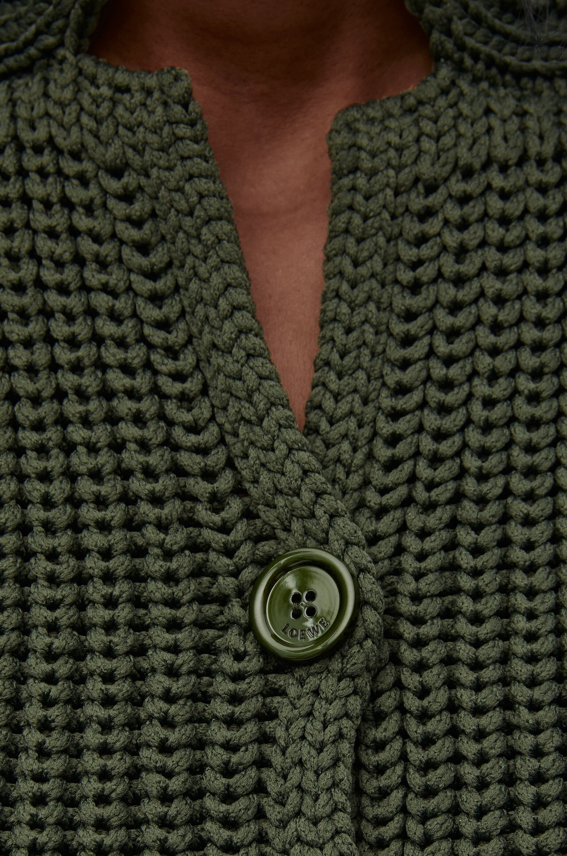 Cropped cardigan In technical knit - 5