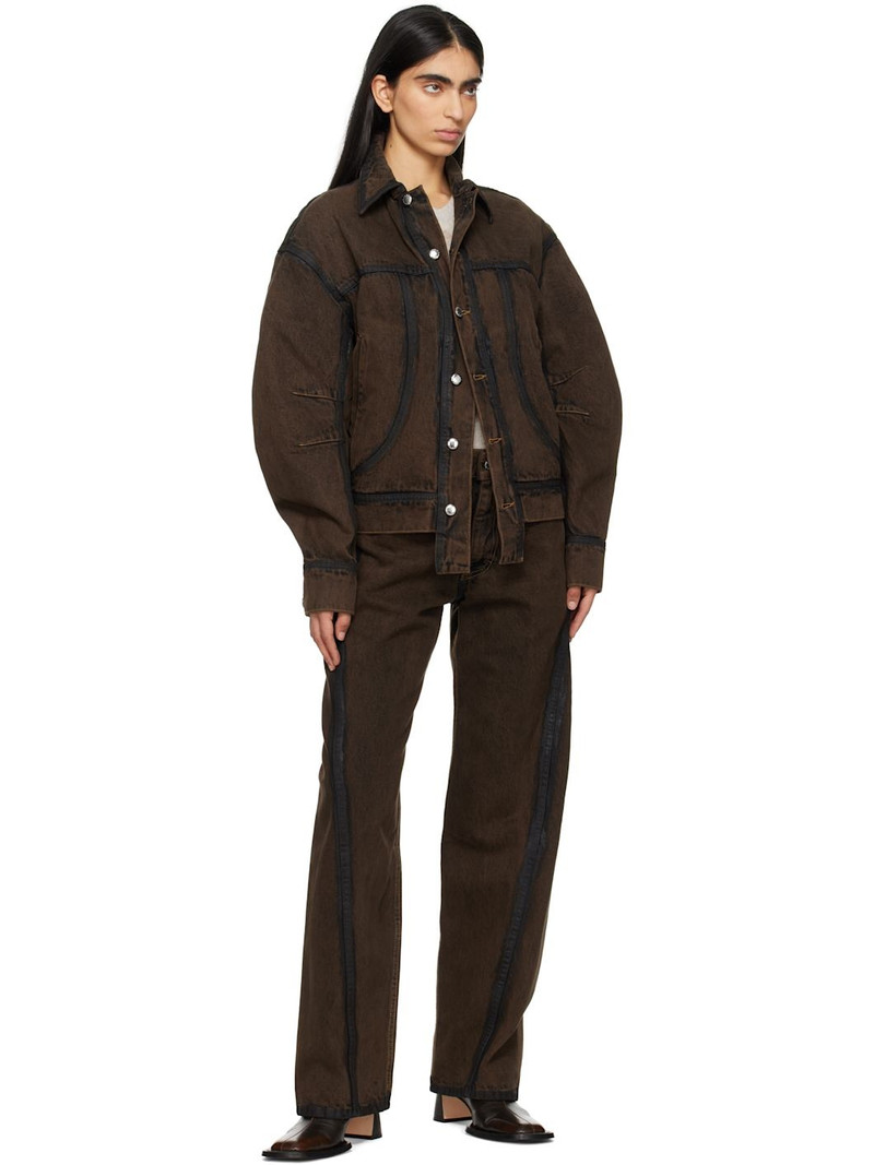 ECKHAUS LATTA Brown Bend Jeans outlook