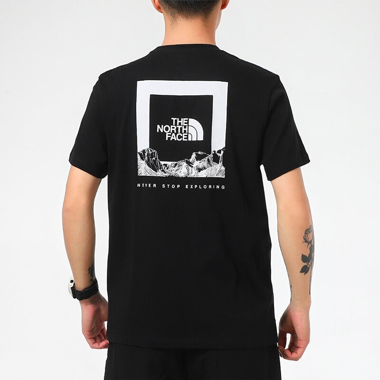 THE NORTH FACE Logo Graphic T-Shirt 'Black' NF0A5JTT-JK3 - 4