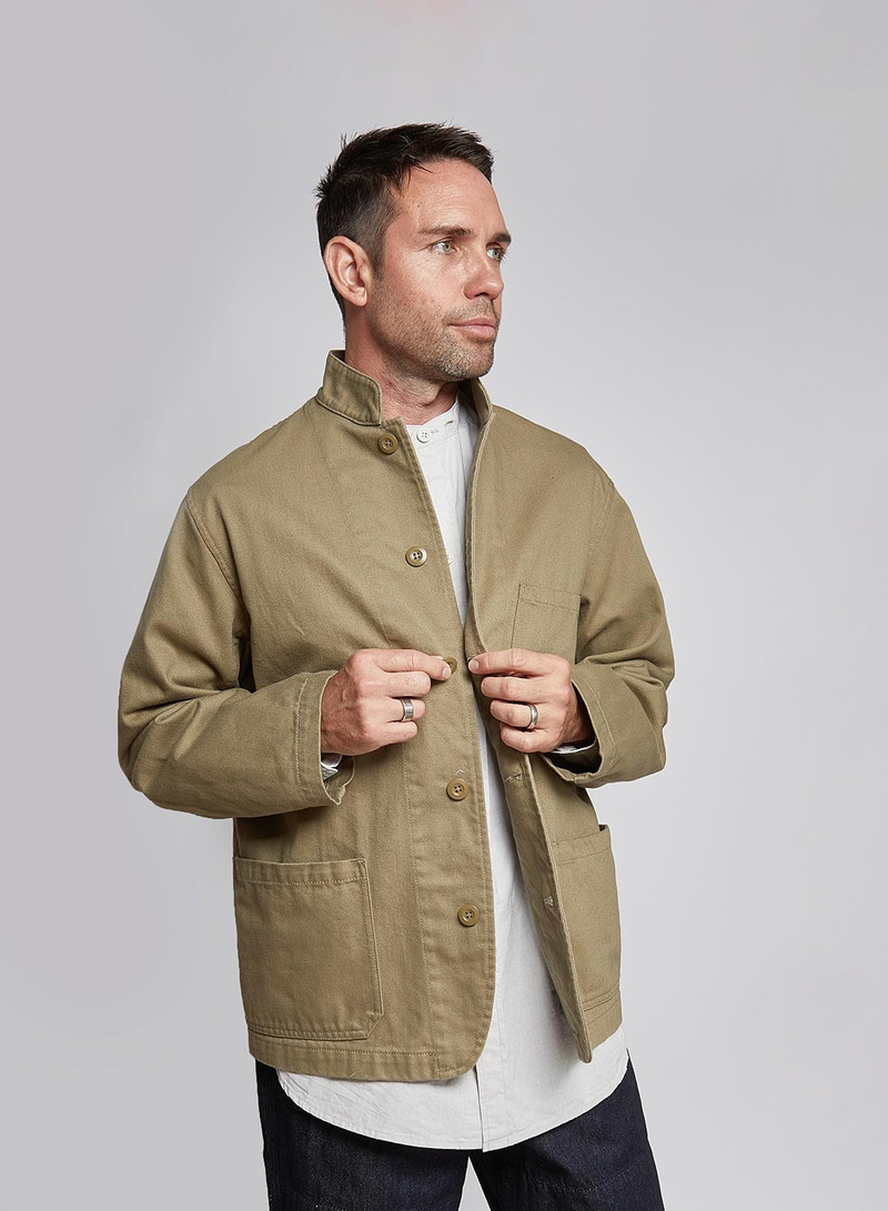 Nigel Cabourn Tunic Jacket in Army outlook