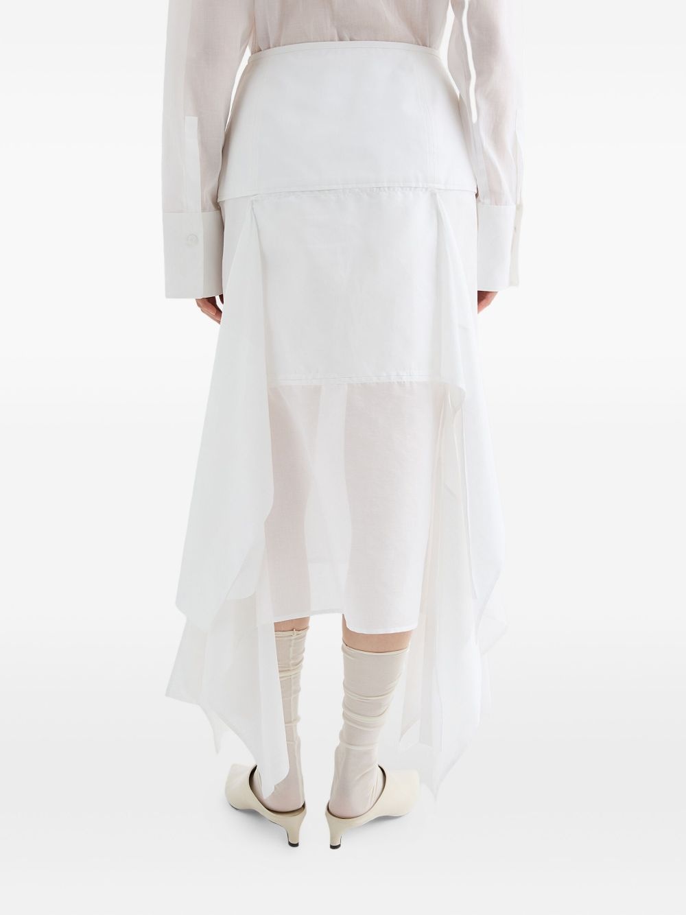cotton midi skirt - 4