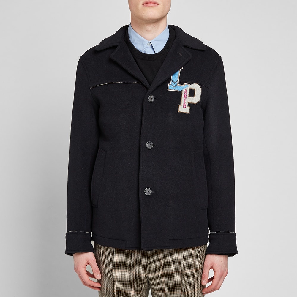 Lanvin Collegiate Patch Wool Jacket - 5