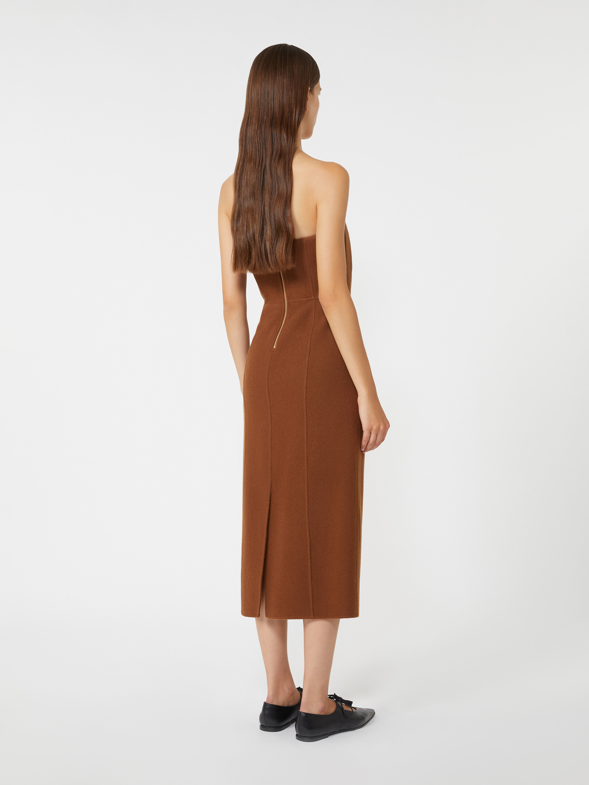 LIBBRA Wool and cashmere bustier dress - 4