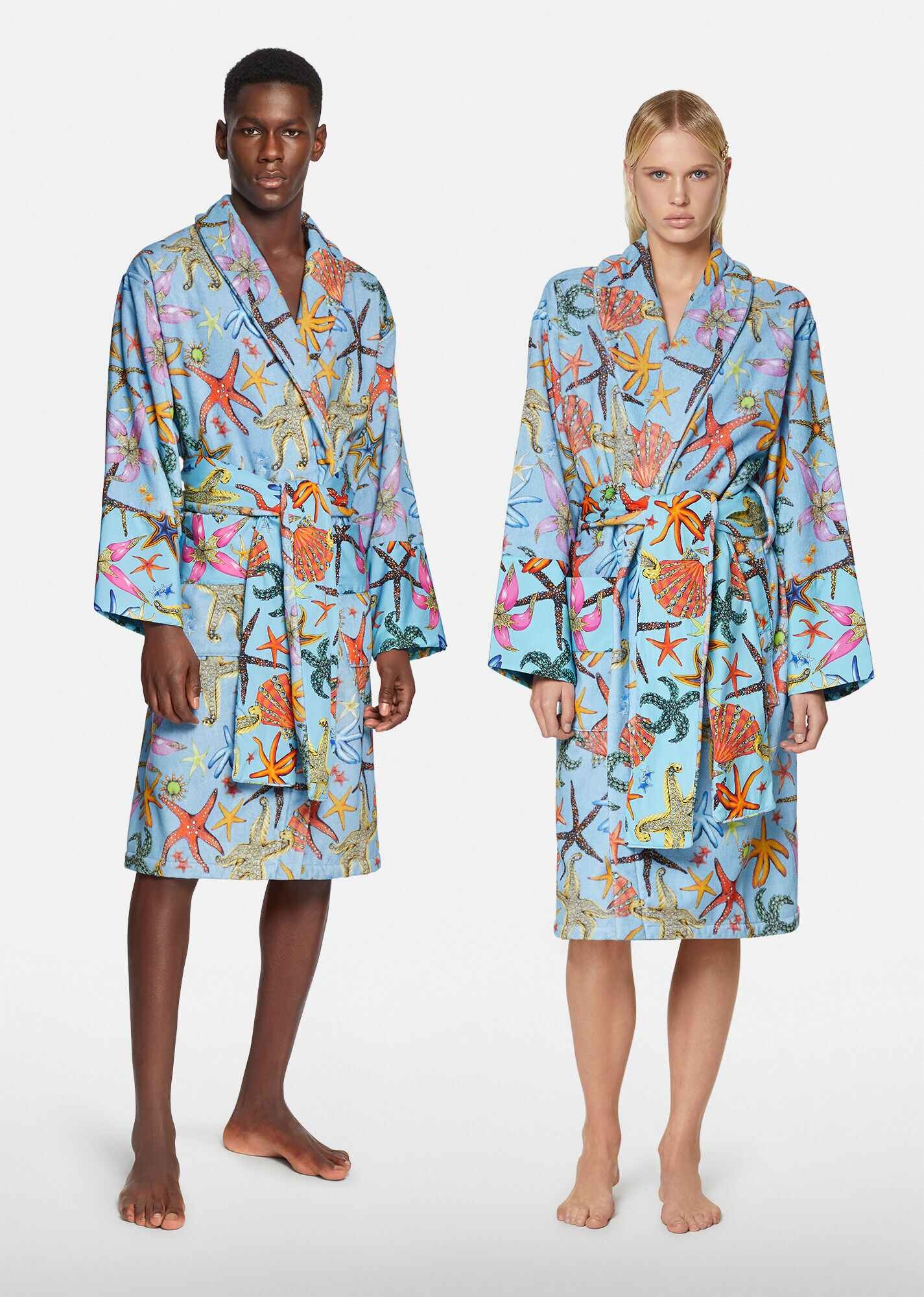 Trésor De La Mer Print Bathrobe - 2