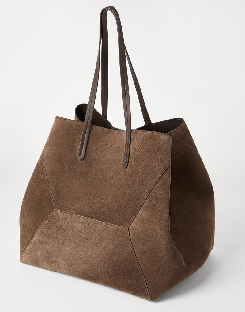 BC Duo large bag in suede with monili 3