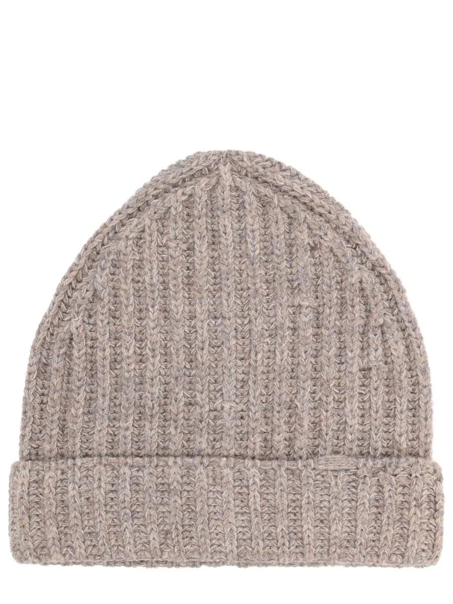 Maison Margiela Wool And Cotton Blend Beanie - 1