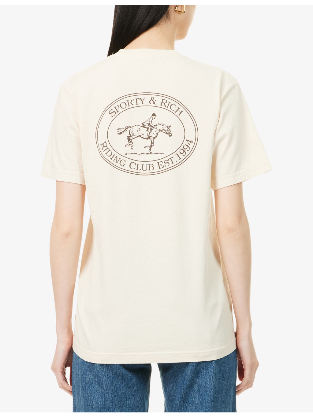 Riding Club Logo-Print Cotton-Jersey T-shirt - 4