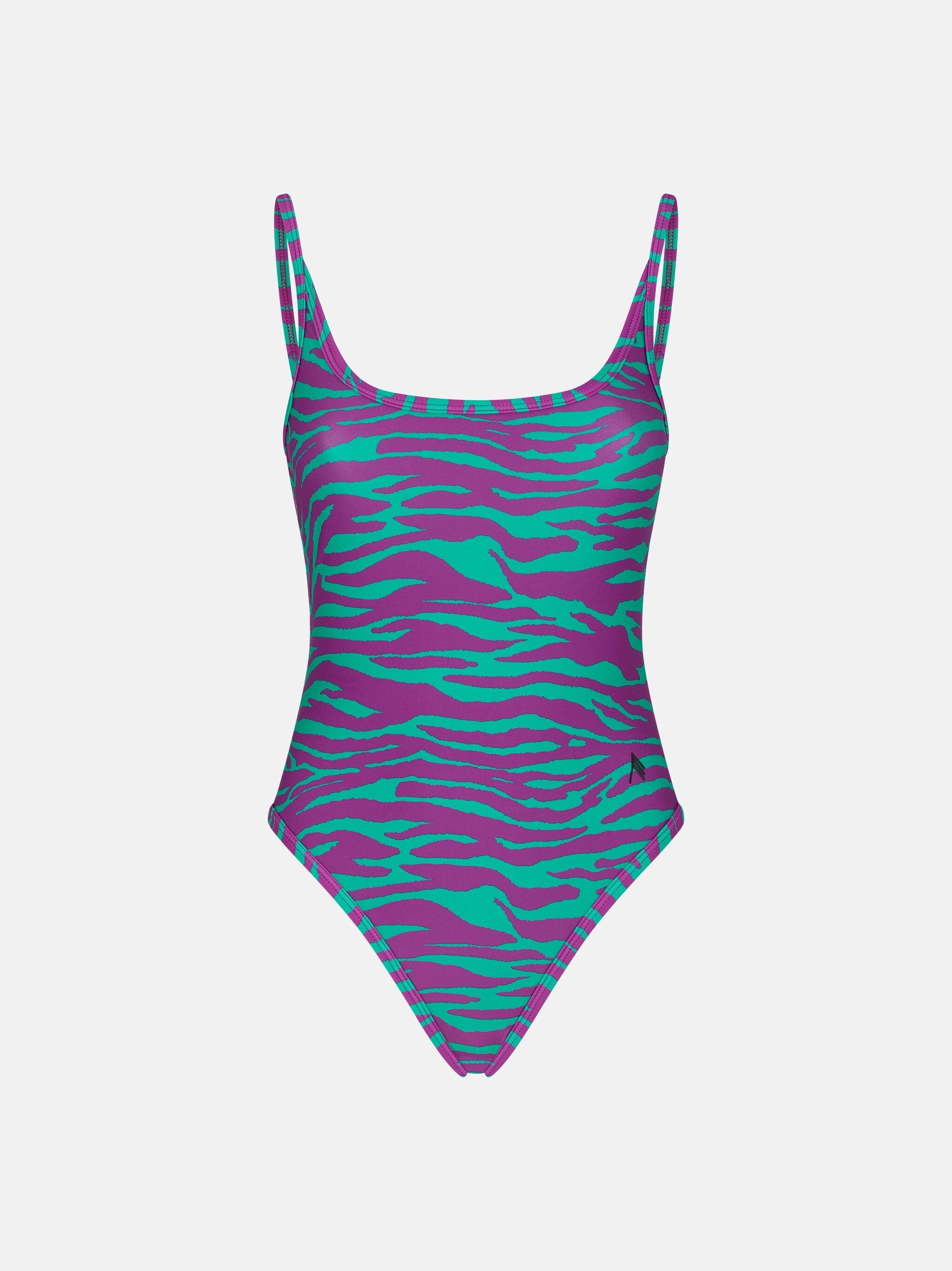 TEAL AND BOUGANVILLE ONE PIECE - 2