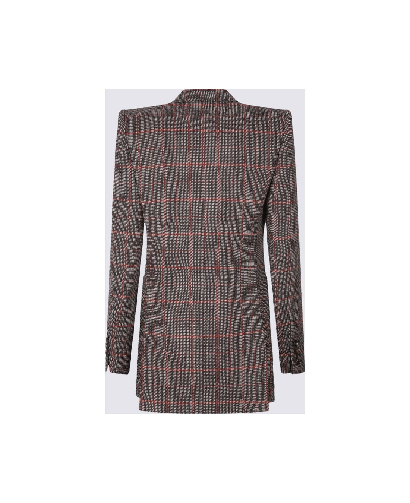 Brown Wool Blazer - 2