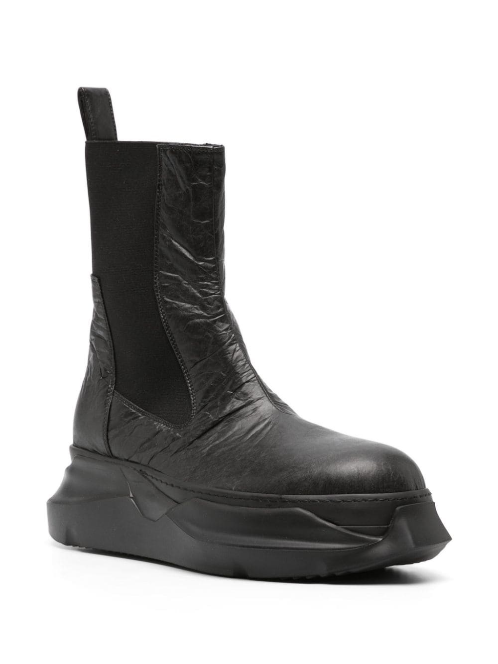 Beatle Abstract crinkled-leather boots - 2