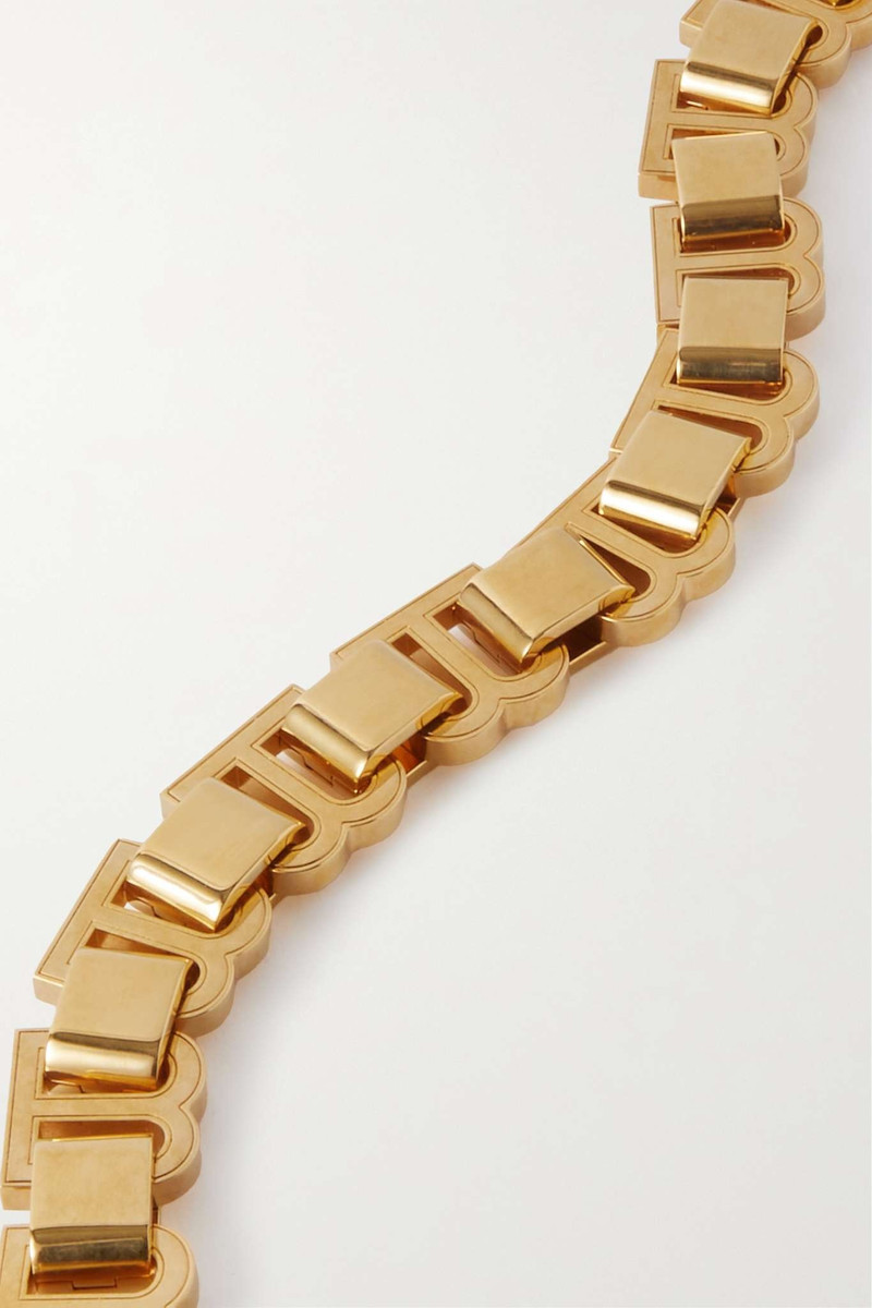 Hourglass gold-tone choker 3