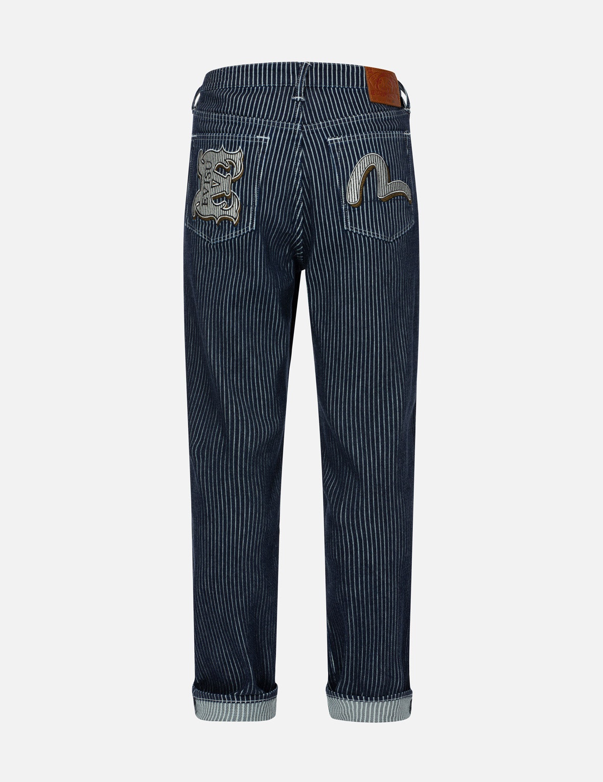 SEAGULL AND LOGO EMBROIDERIES RELAX FIT JEANS - 2