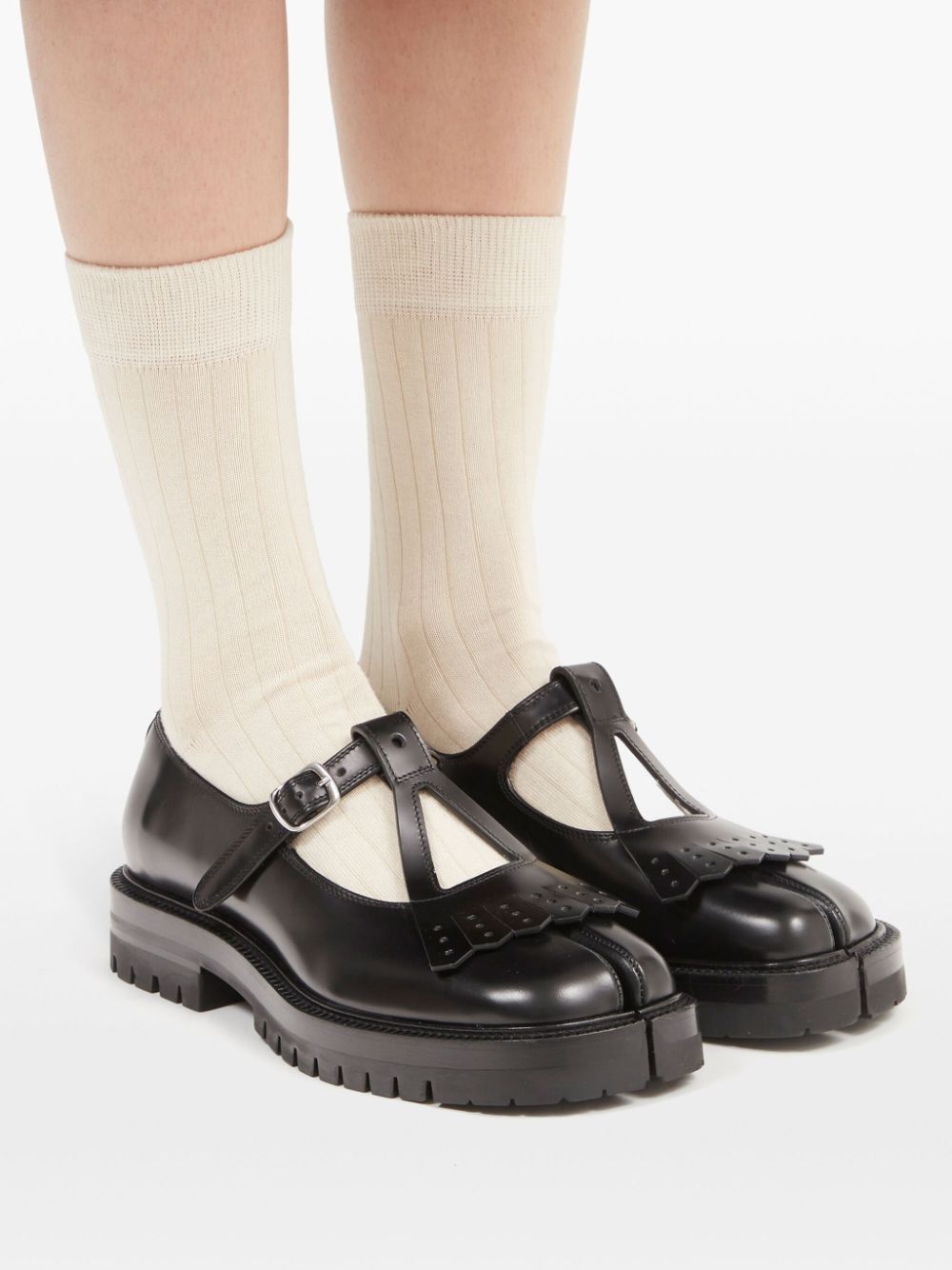 Tabi County leather Mary Janes - 6