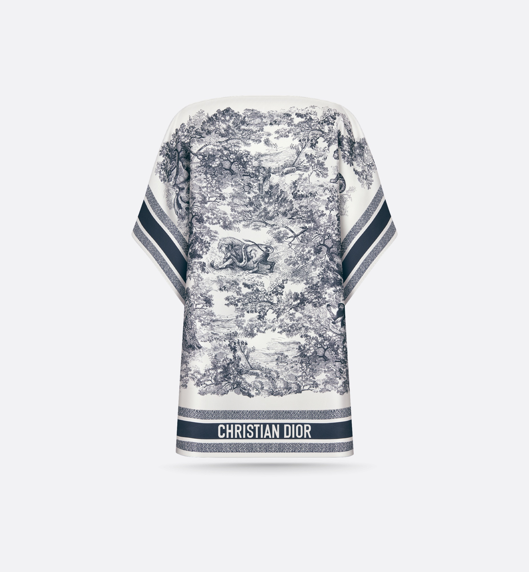 Dioriviera Toile de Jouy Sauvage Dior Silk Top - 2