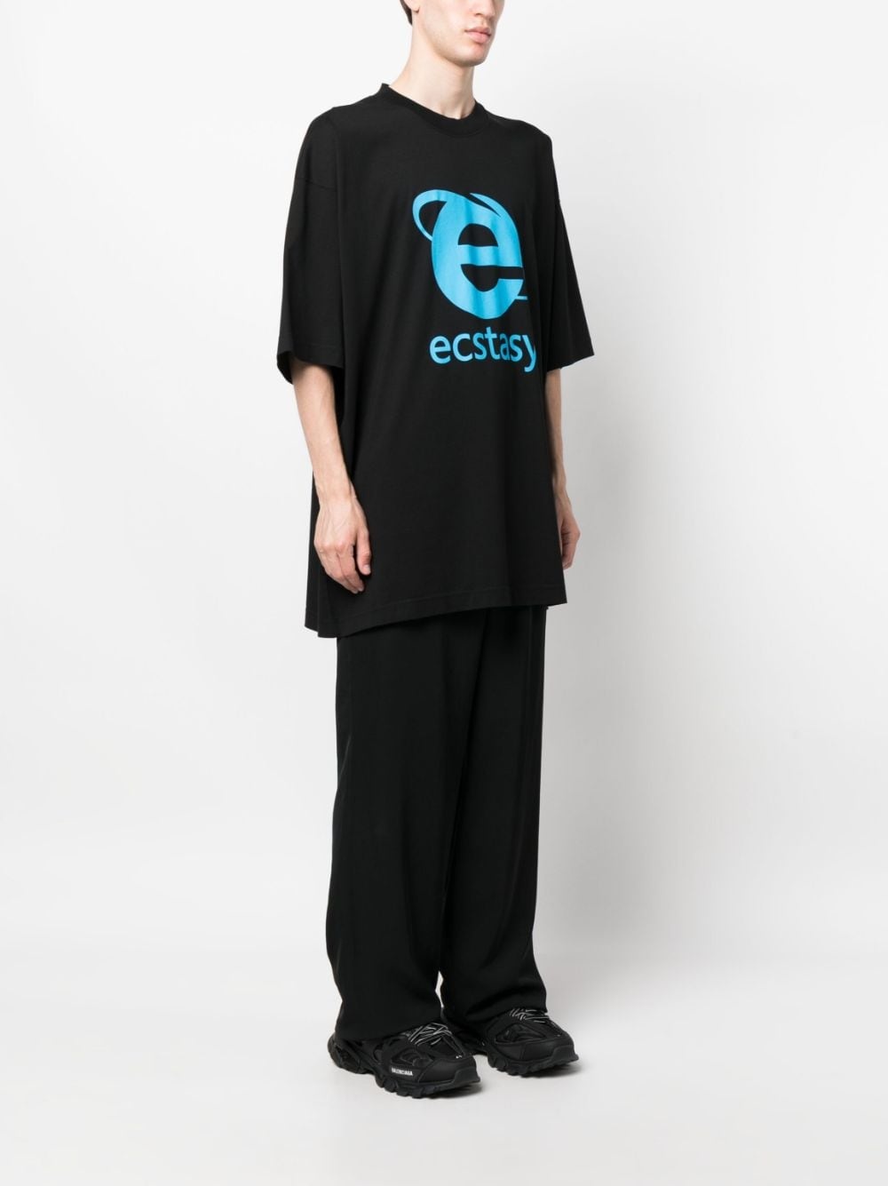 Ecstasy-print cotton T-shirt - 4