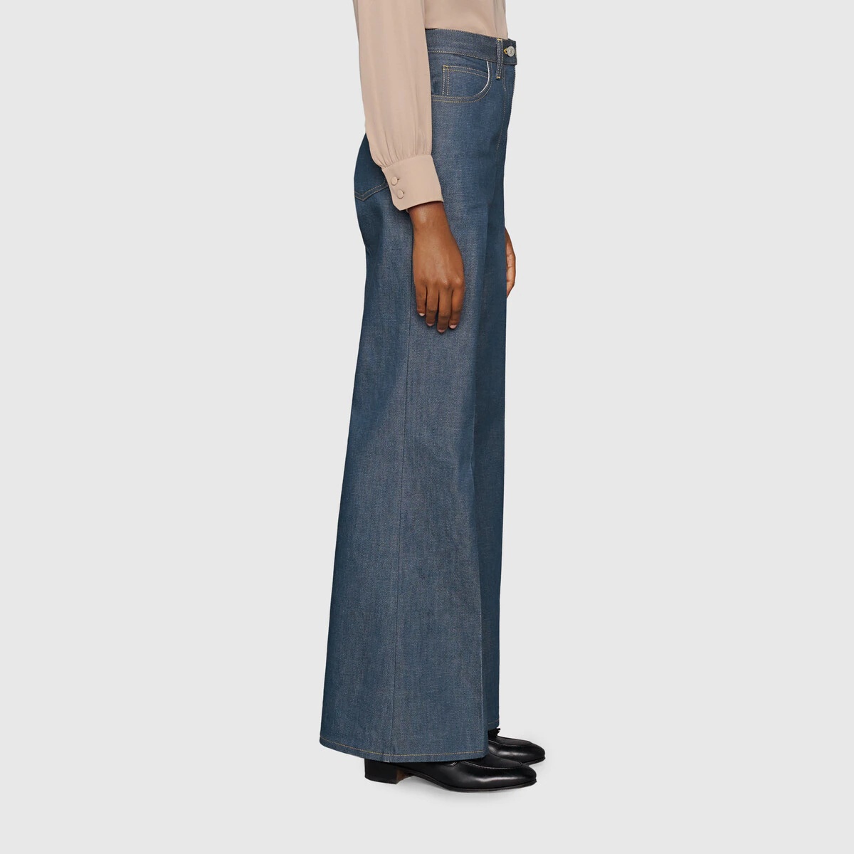 Gucci 100 flared denim pant - 5