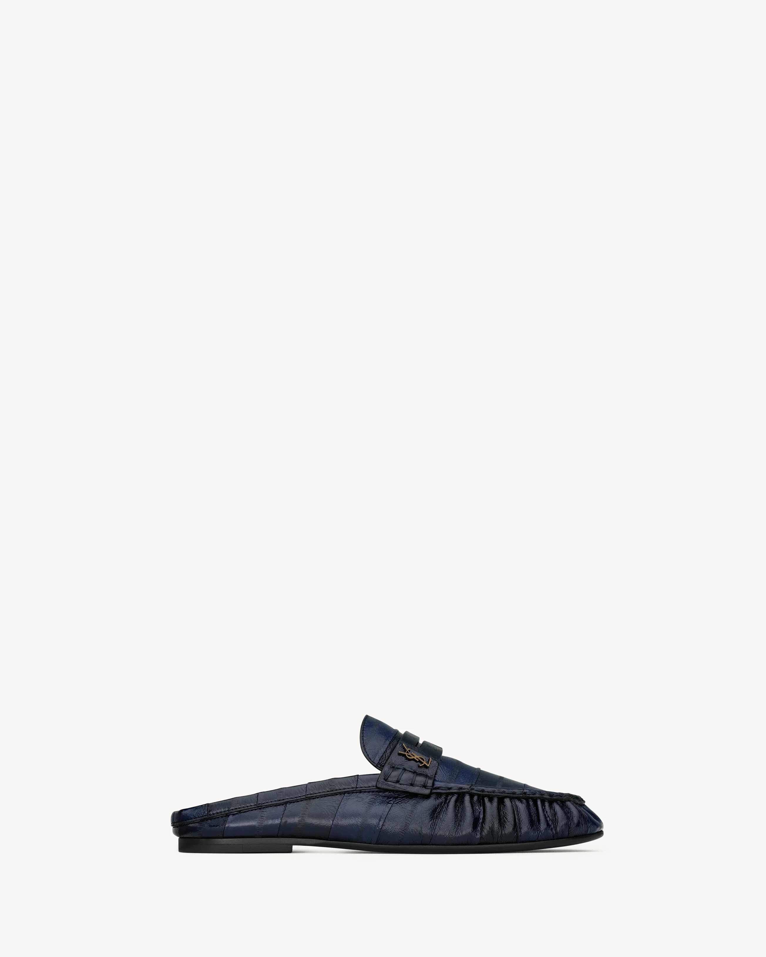 LE LOAFER MULES IN EEL - 1